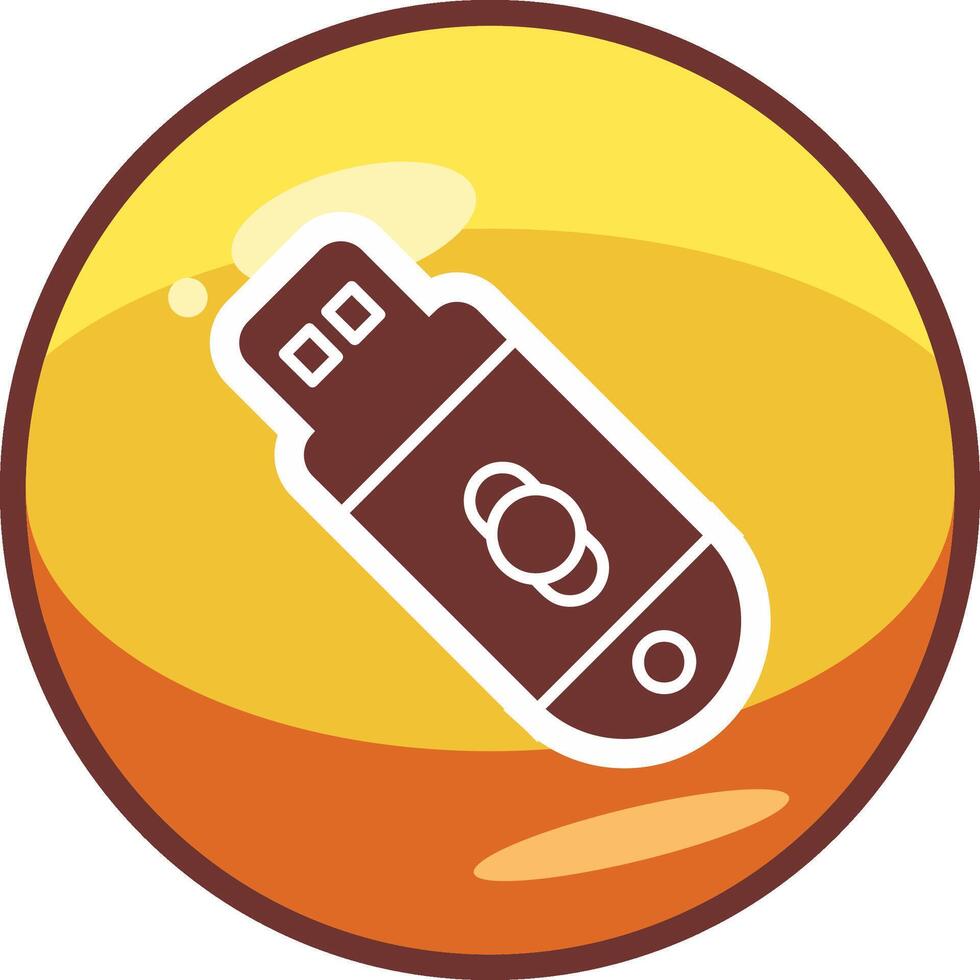 Usb Drive Vector Icon