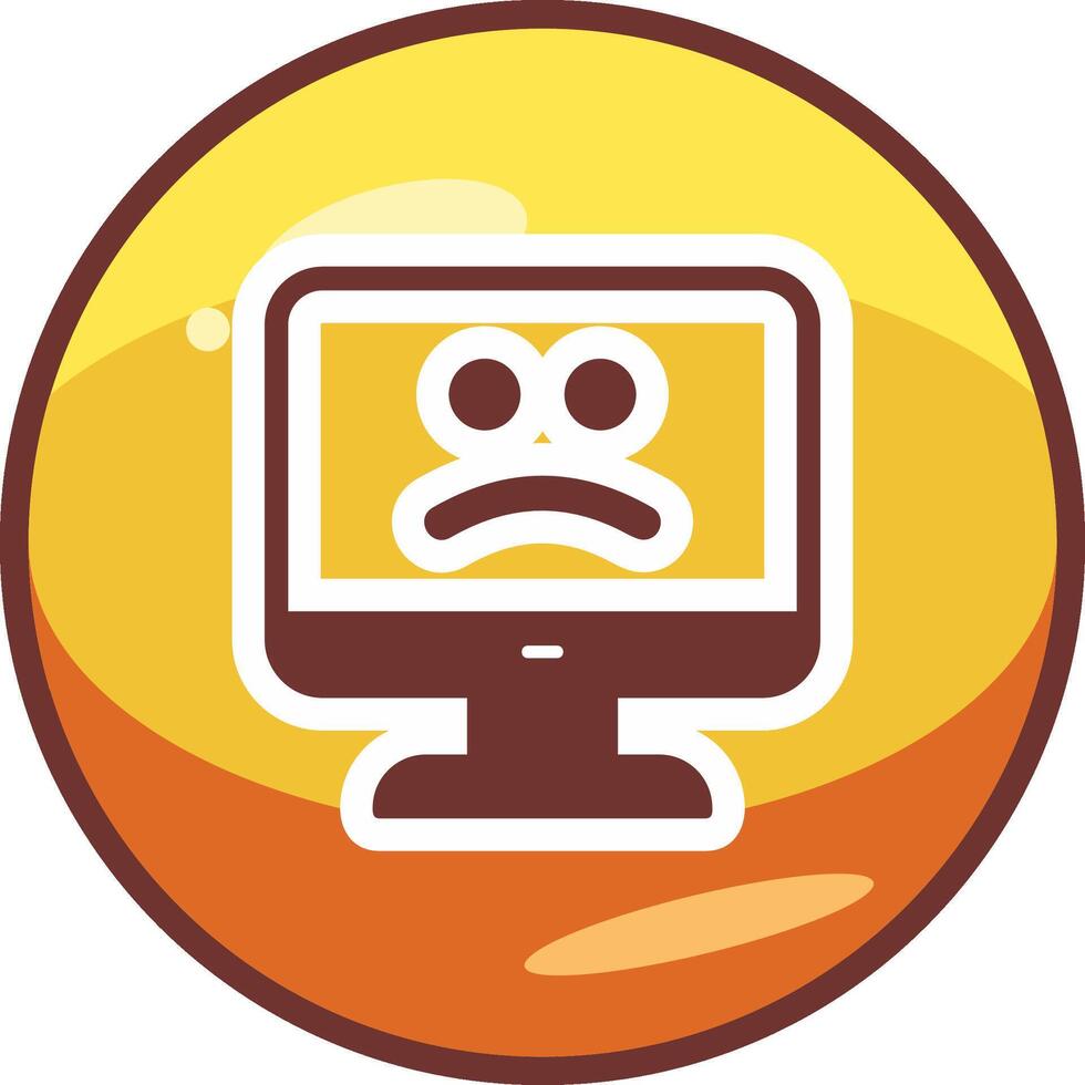 Blue Screen Vector Icon