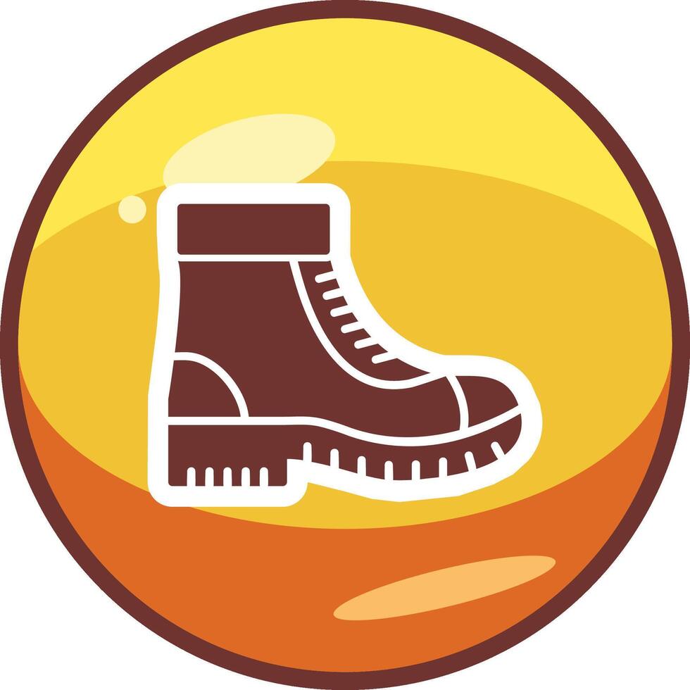 Military Boot Vector Icon