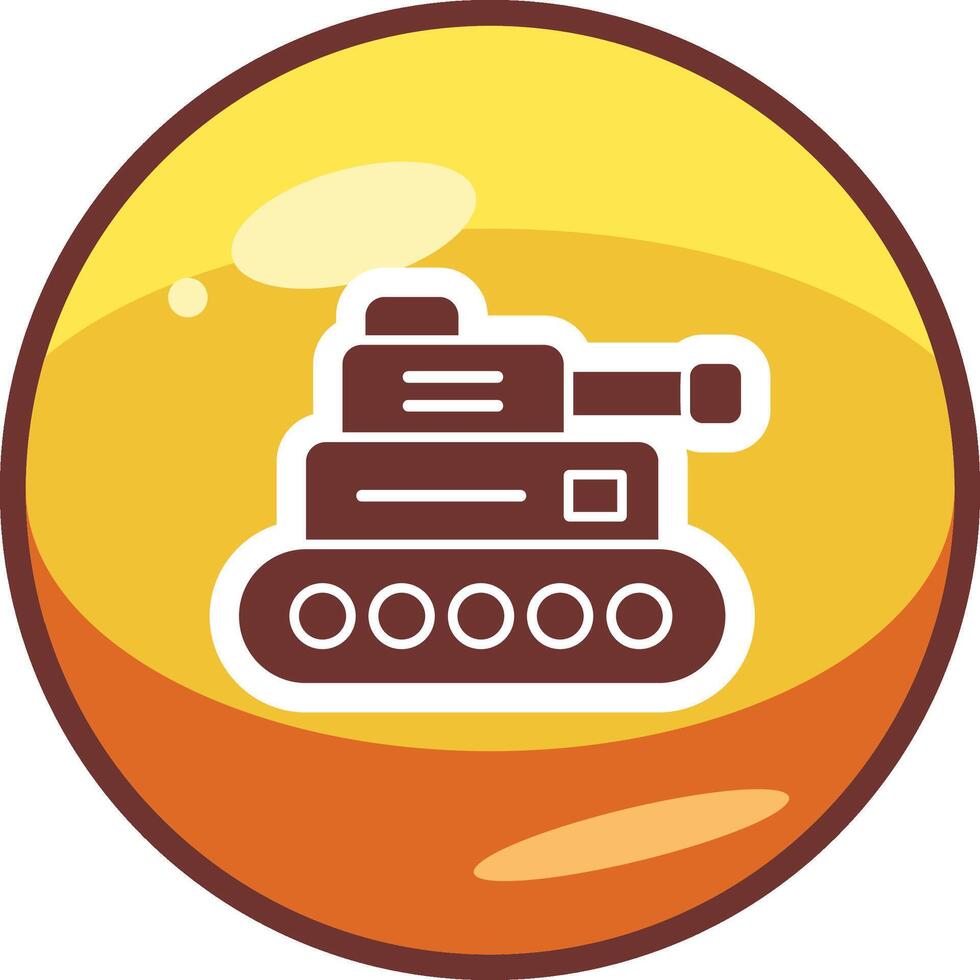 Military Tank Vector Icon