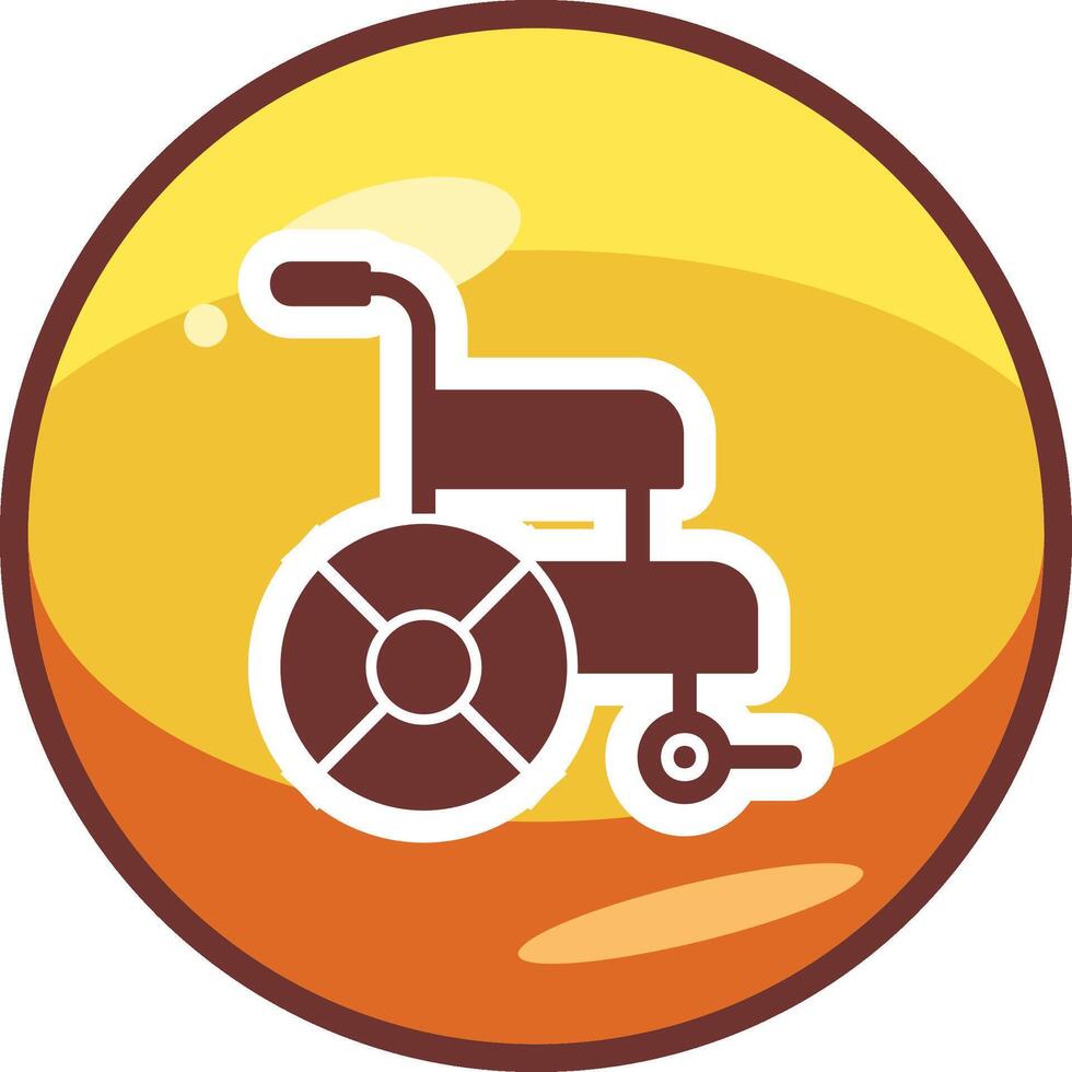 Wheelchair Vector Icon