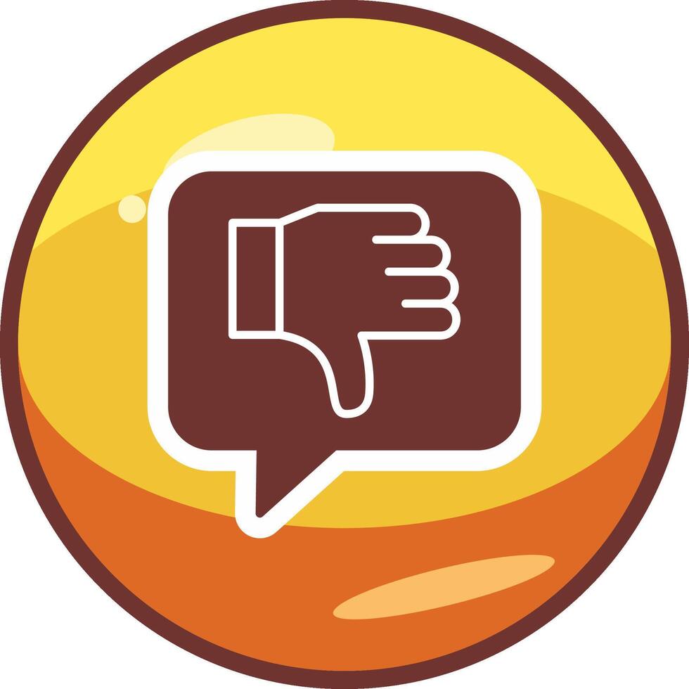 Dislike Vector Icon
