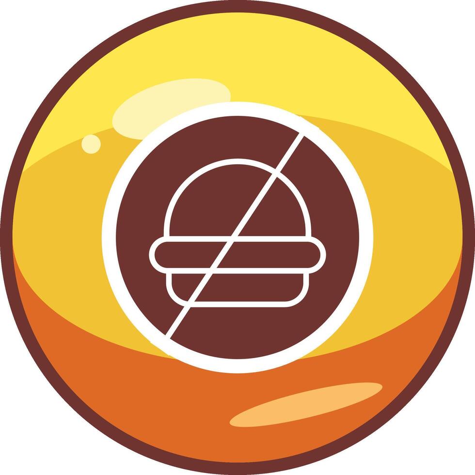 No Food Vector Icon