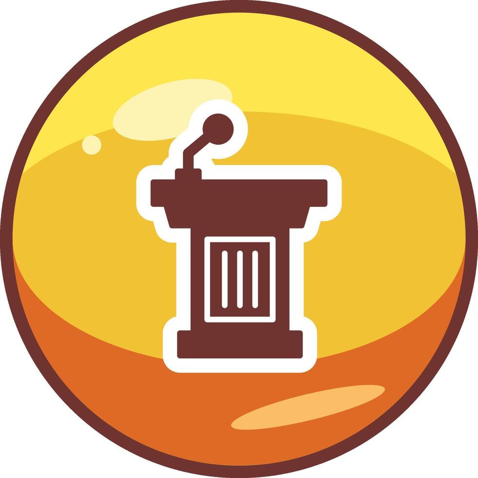 Podium Vector Icon