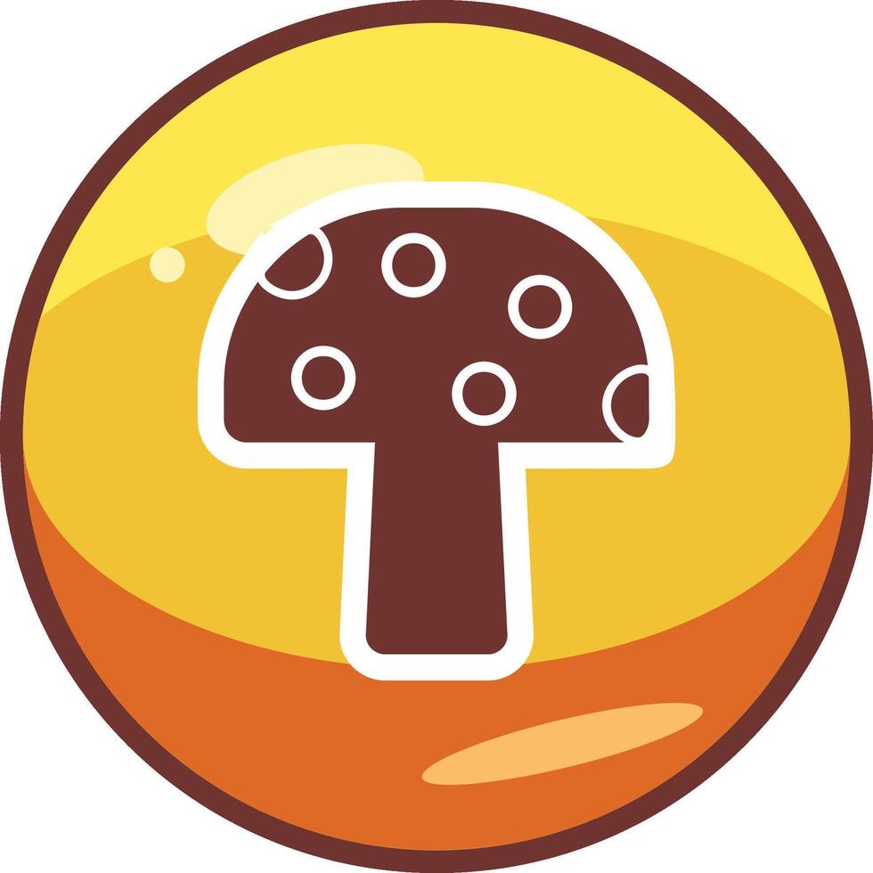 Mushroom Vector Icon