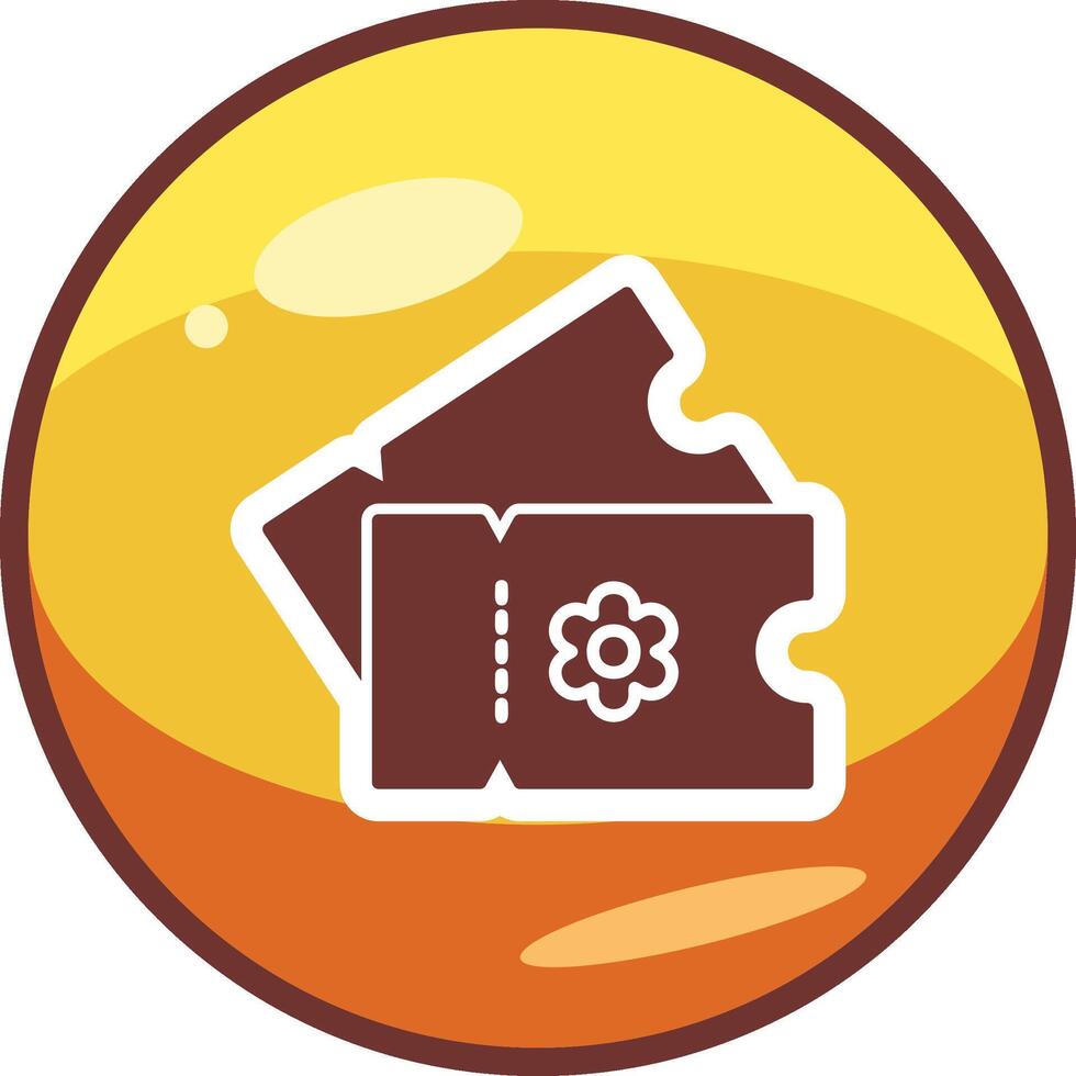 Ticket Vector Icon