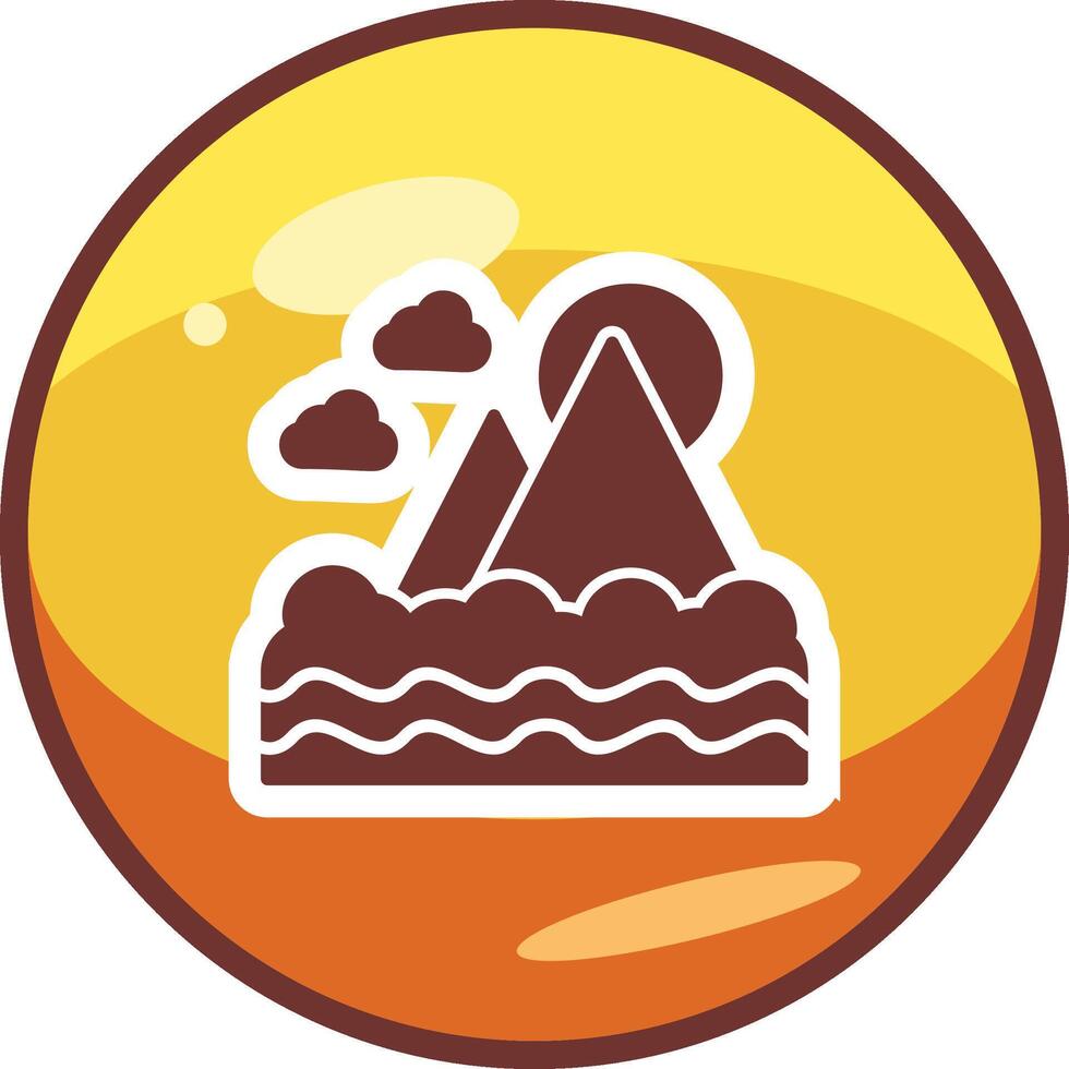 Mount Fuji Vector Icon