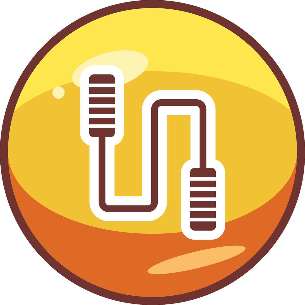 Jumping Rope Vector Icon