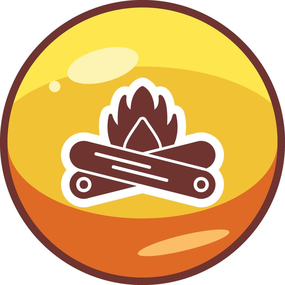 Bonfire Vector Icon