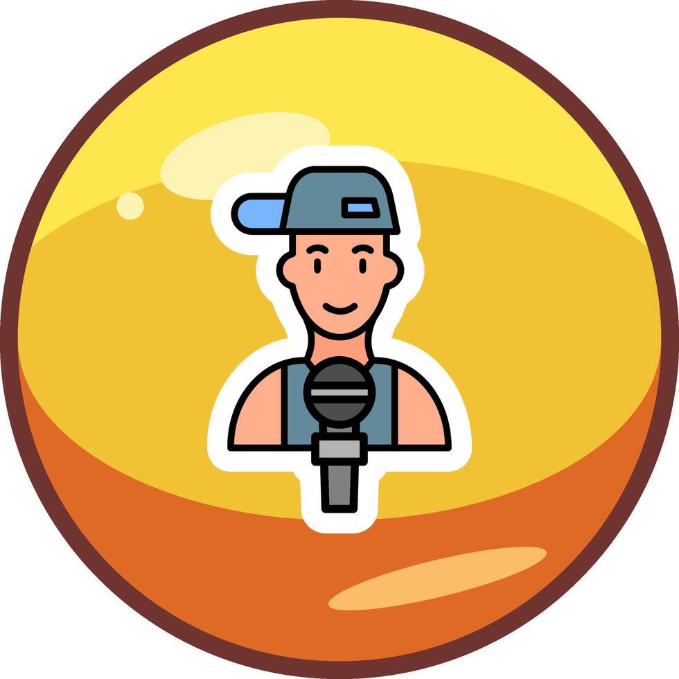 Rap Vector Icon