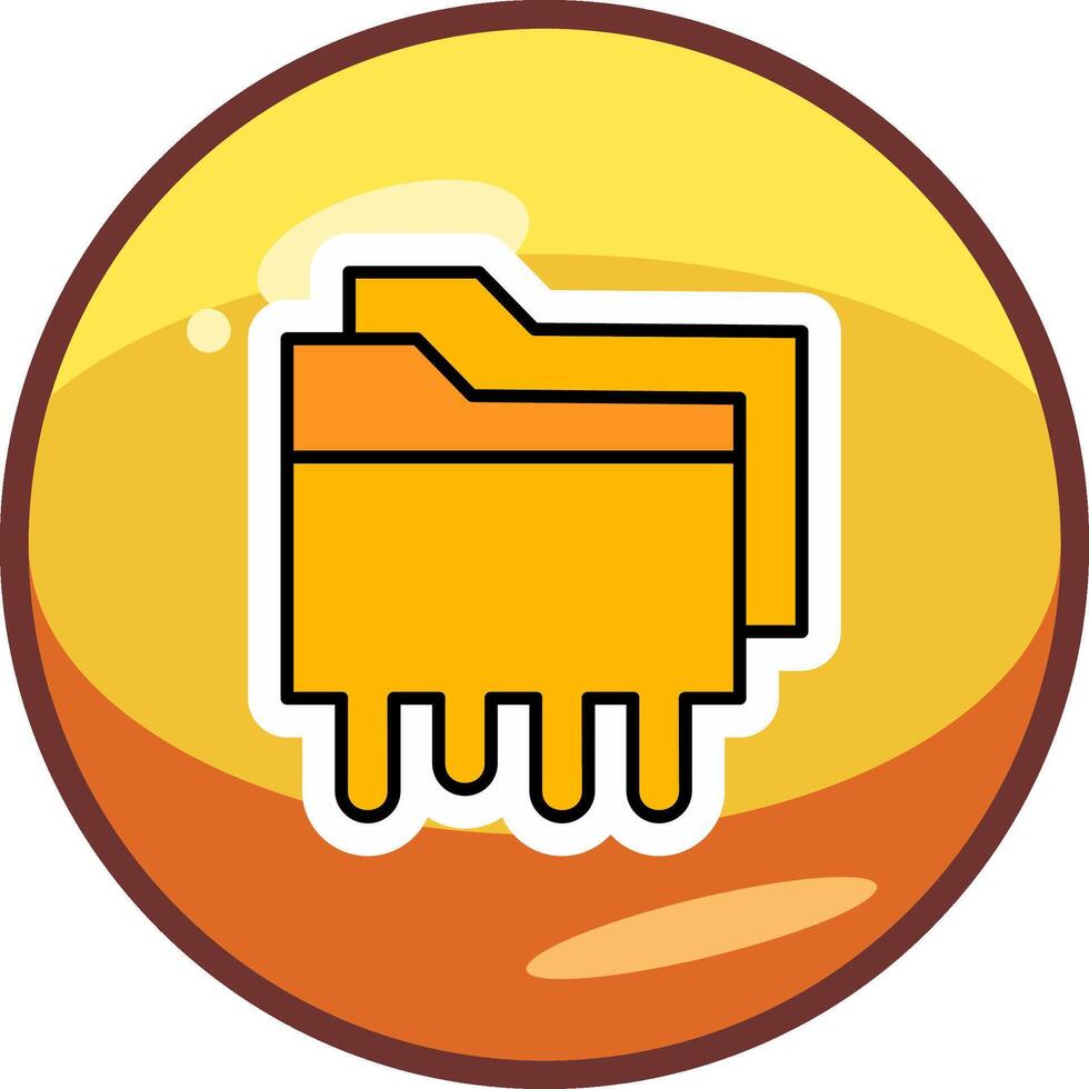 Data Leak Vector Icon