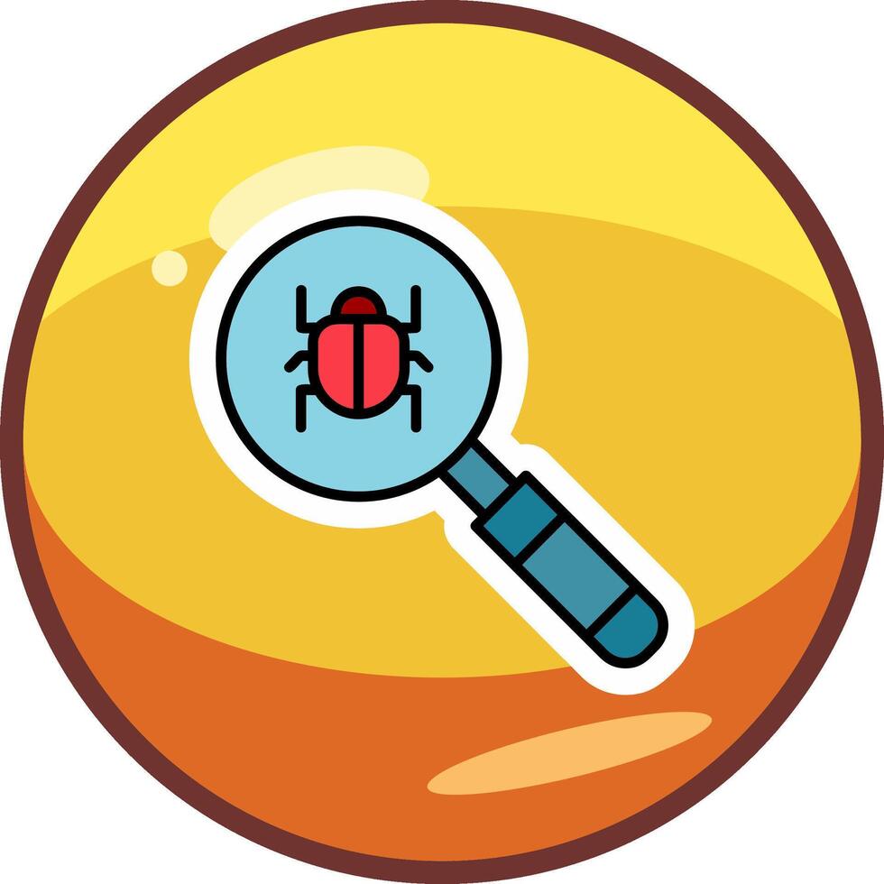 Virus detection Vector Icon