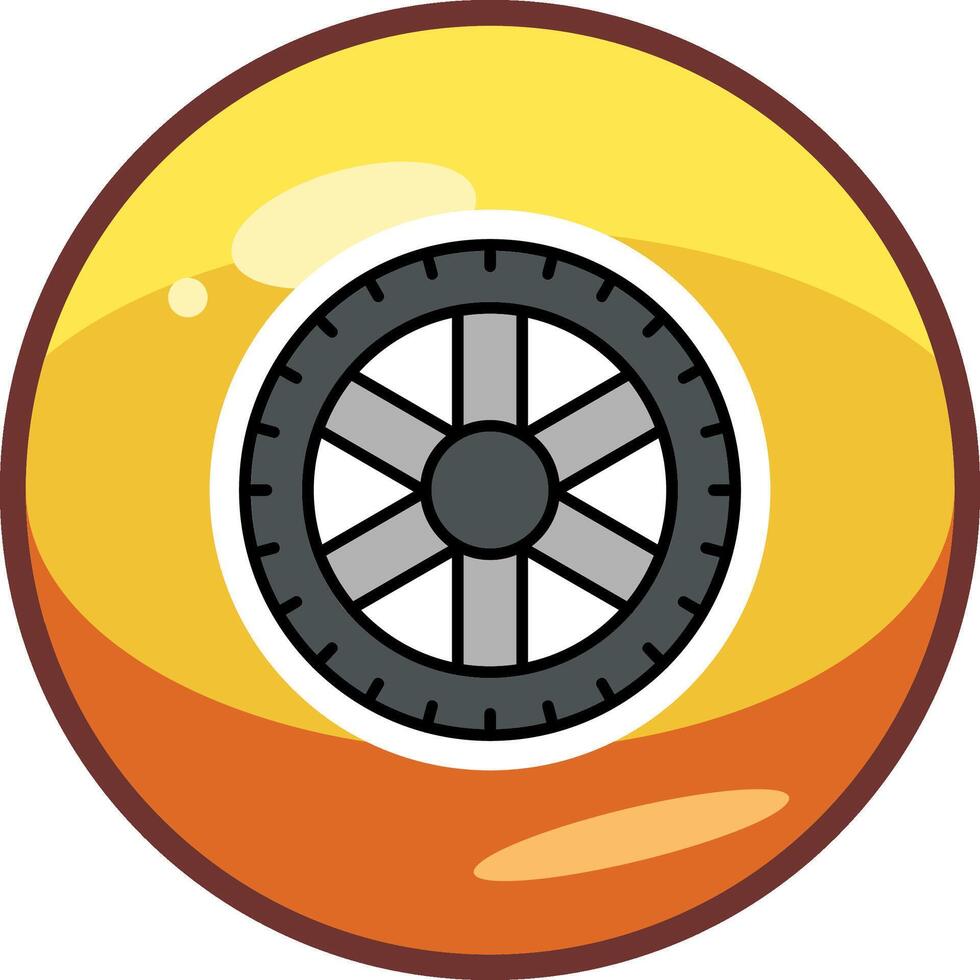 Tire Vector Icon