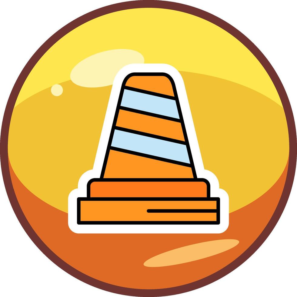 Traffic Cone Vector Icon