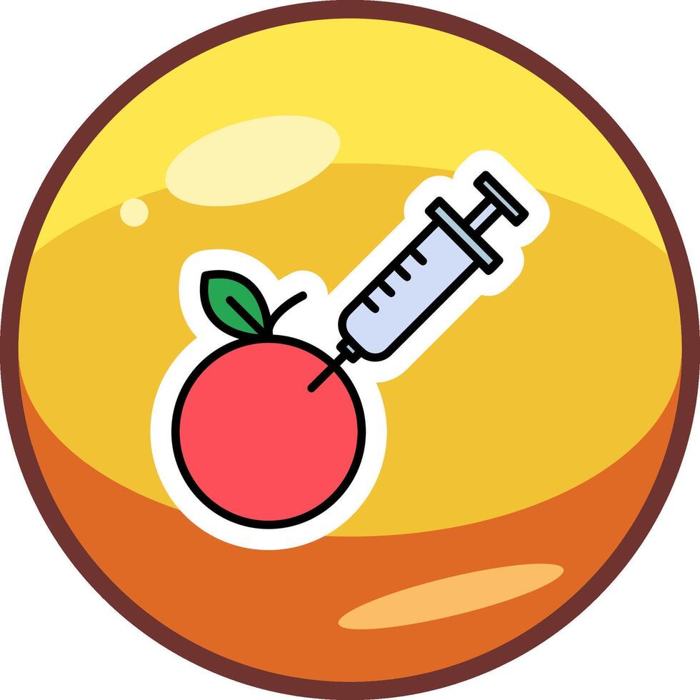 Gmo Food Vector Icon
