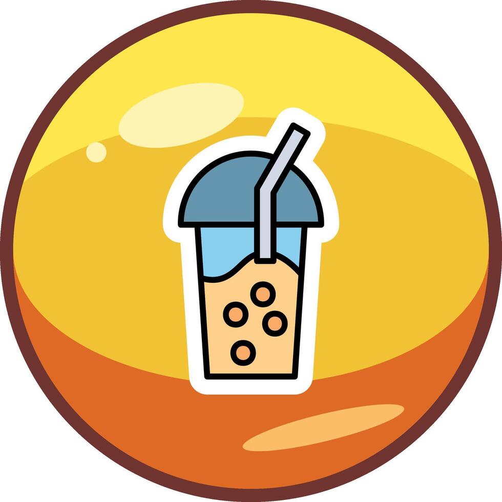 Bubble Tea Vector Icon