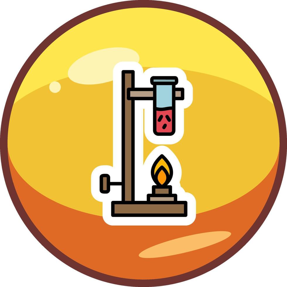 Bunsen Burner Vector Icon