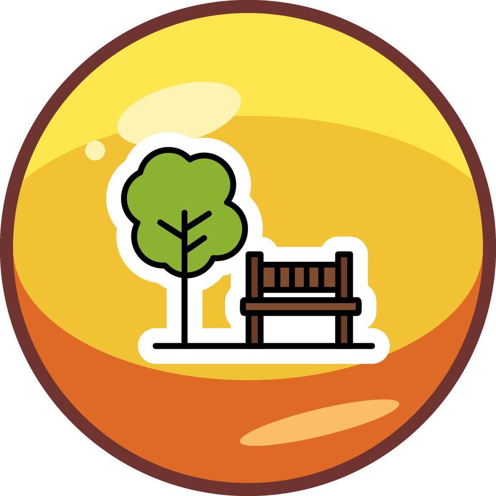 Park Vector Icon