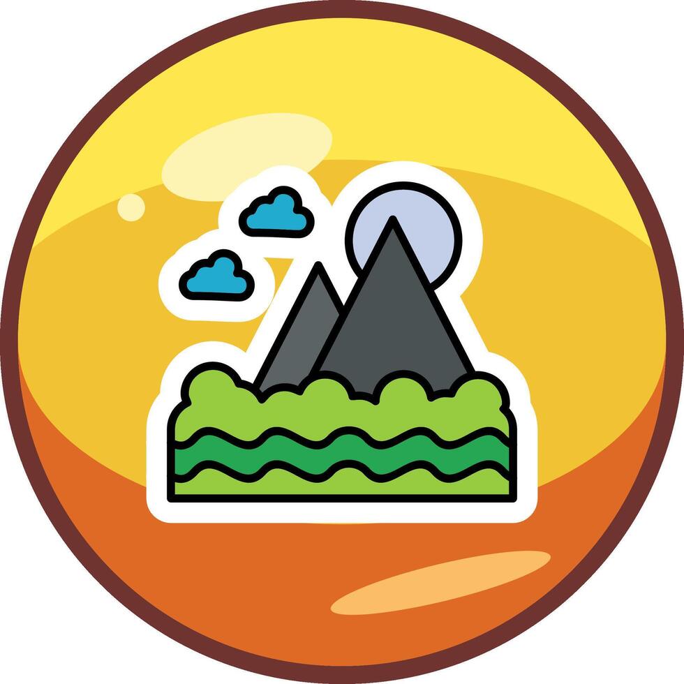 Mount Fuji Vector Icon