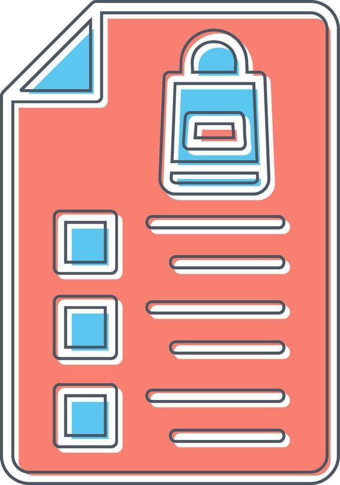 Shopping List Vector Icon
