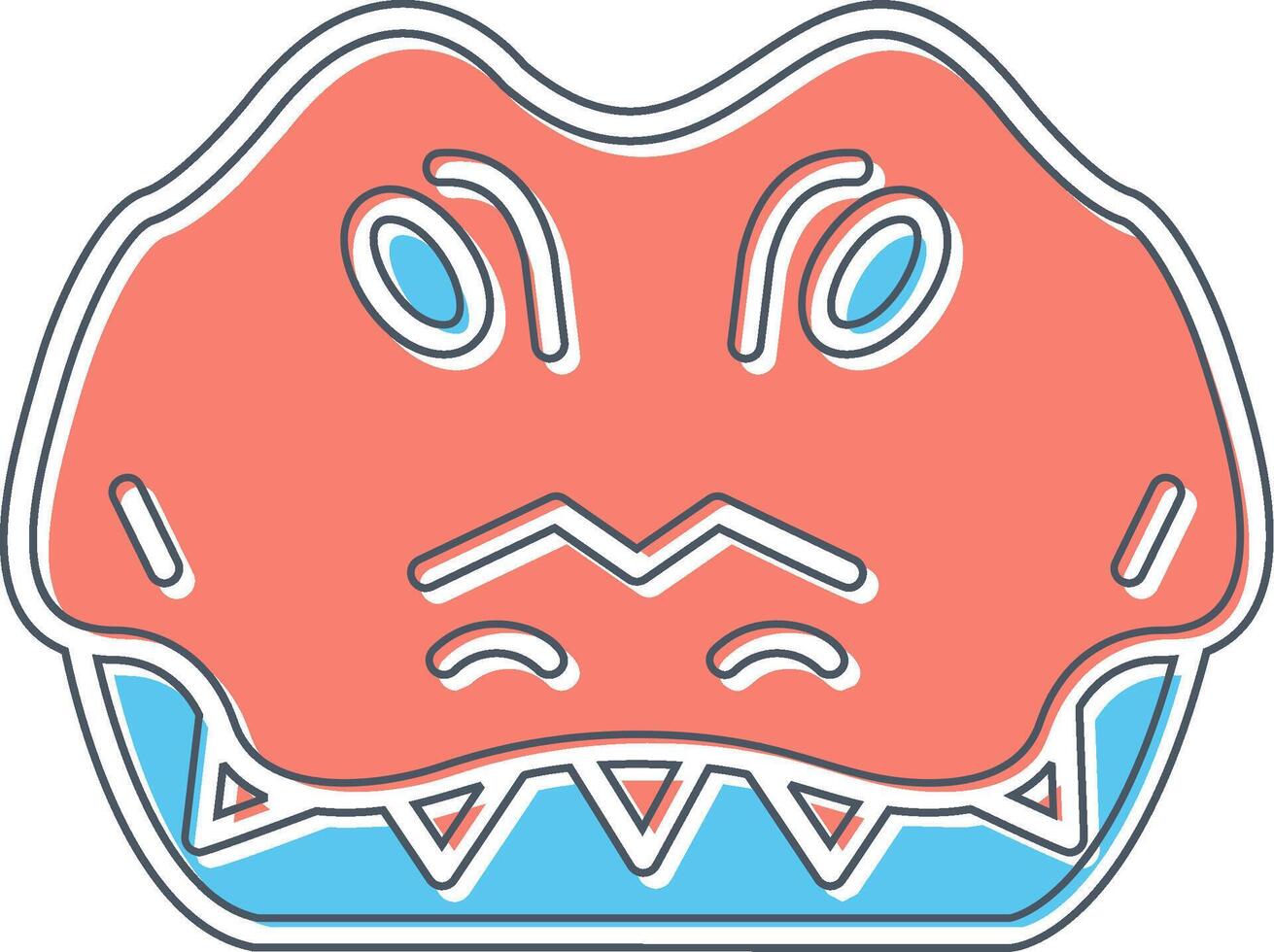 Crocodile Vector Icon