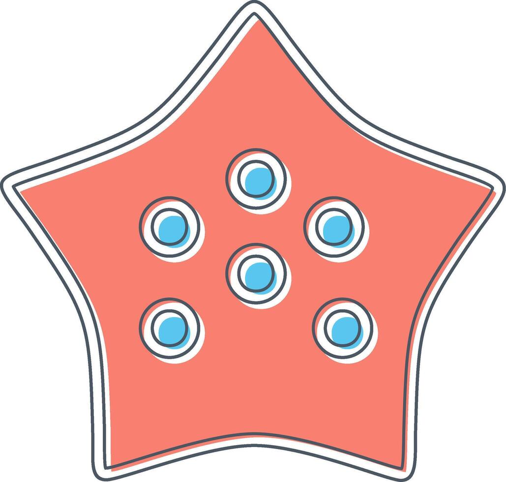 Starfish Vector Icon