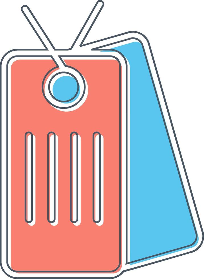 Dog Tag Vector Icon