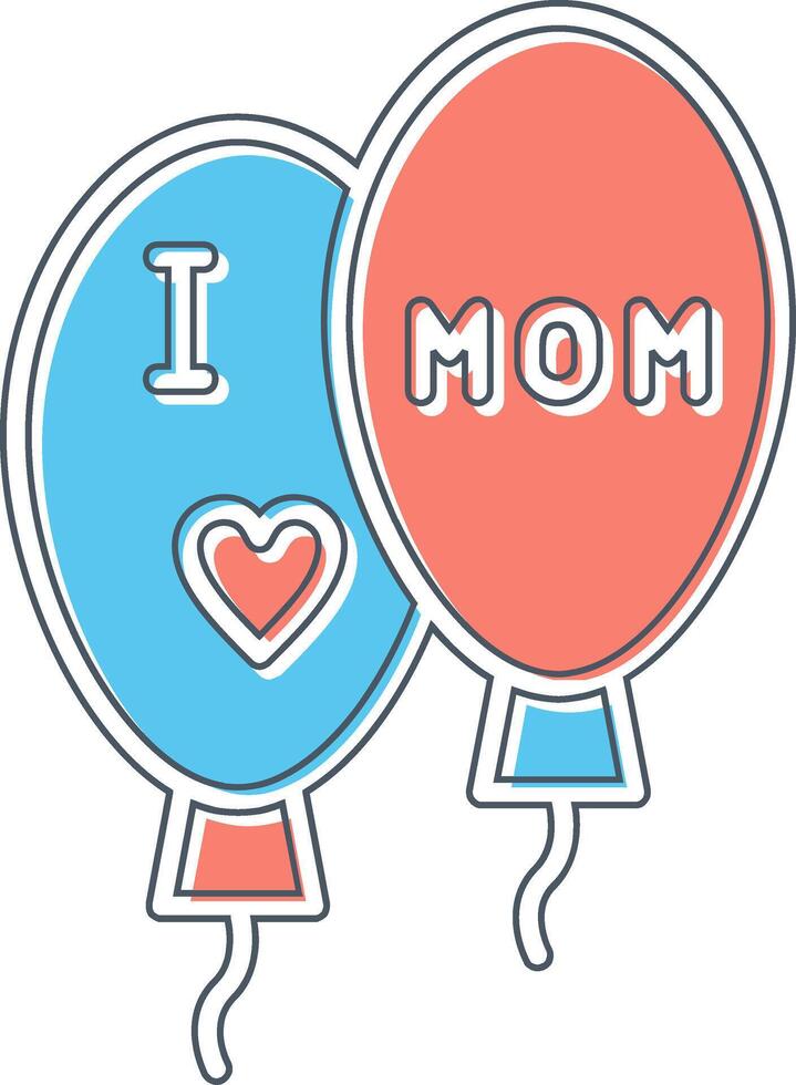 Balloons Vector Icon