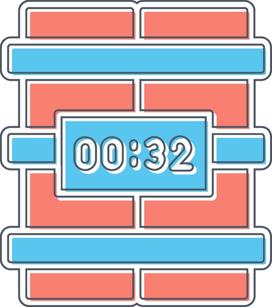 C4 Time Bomb Vector Icon