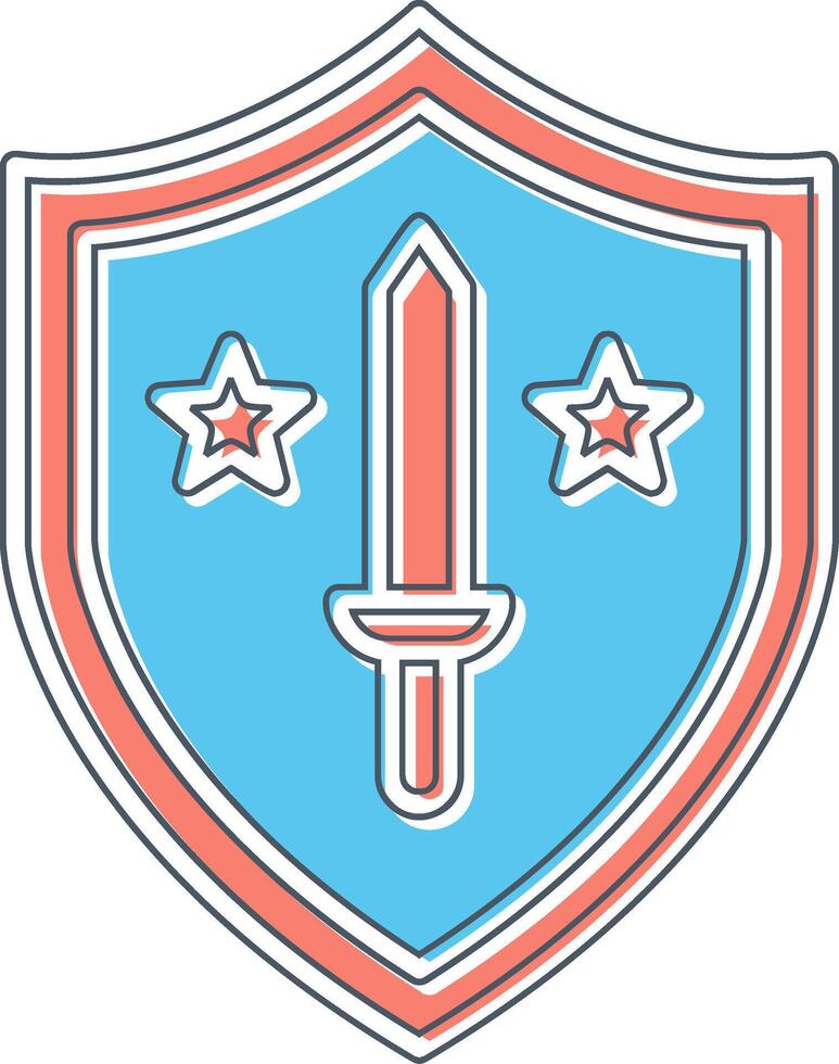 Military Shield Vector Icon