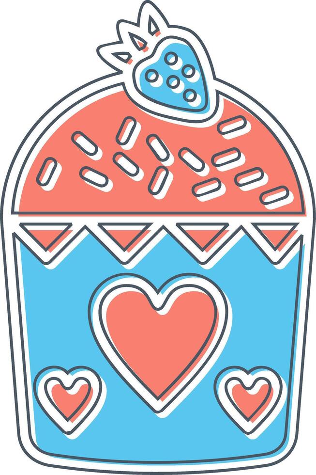 Muffin Vector Icon