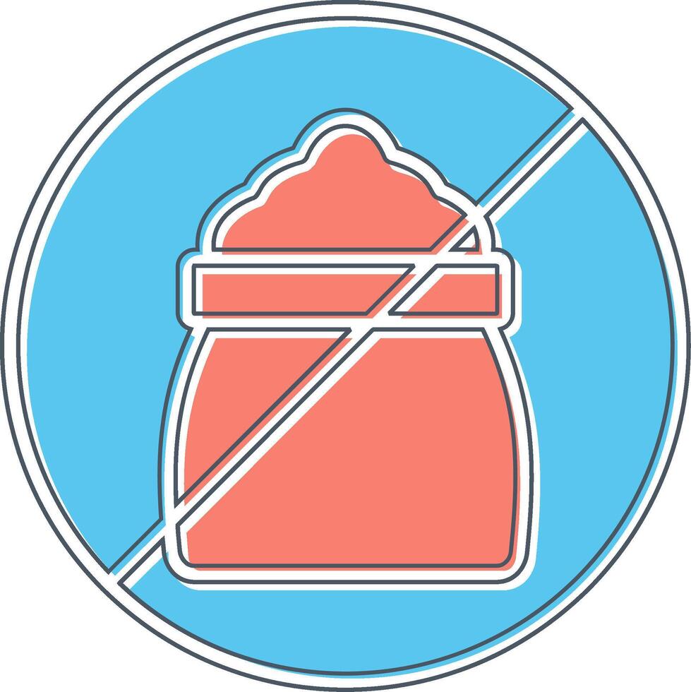 No Sugar Vector Icon