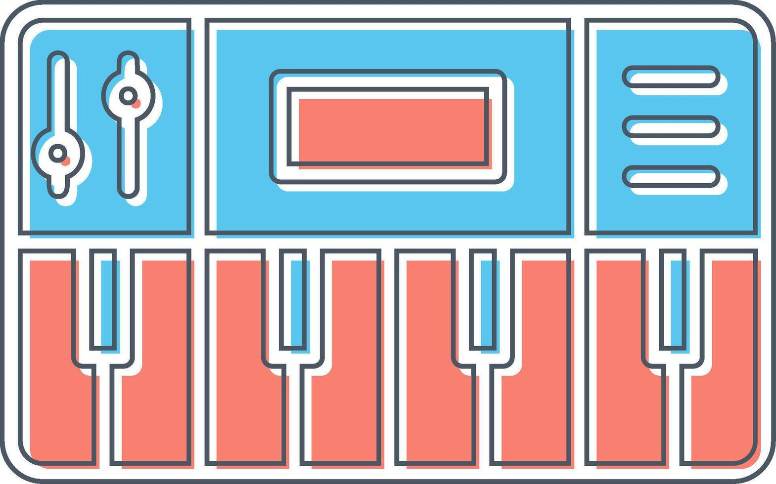 Synthesizer Vector Icon