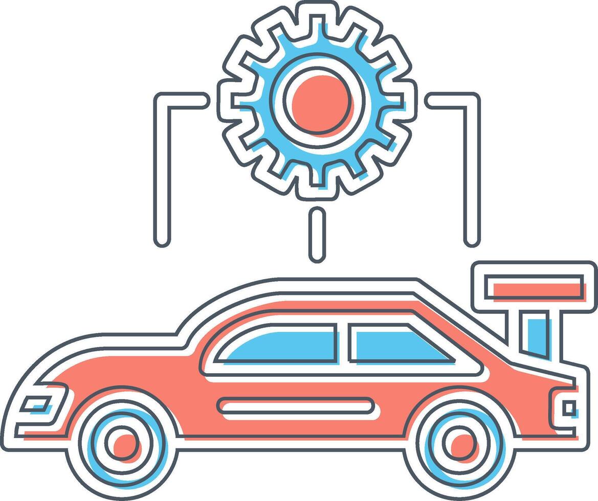 Car Configuration Vector Icon