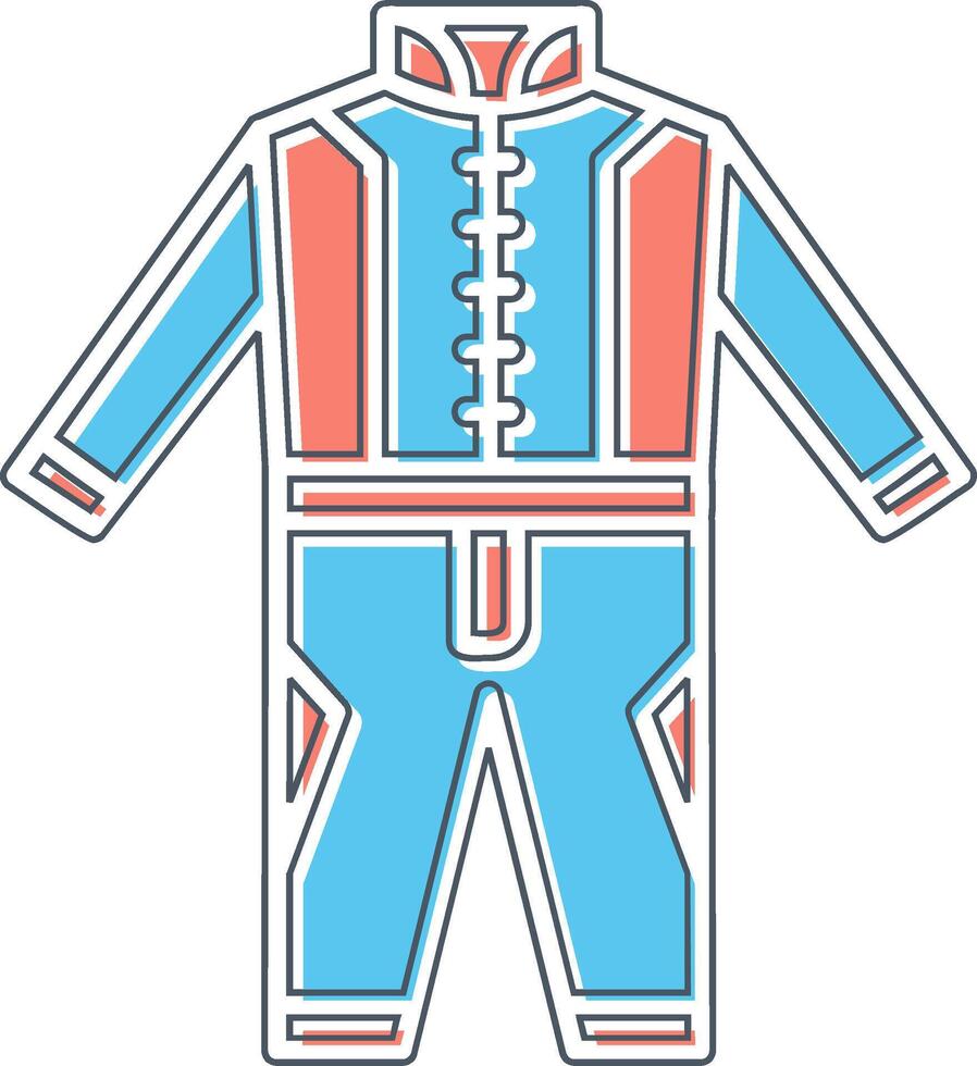 Race Suit Vector Icon