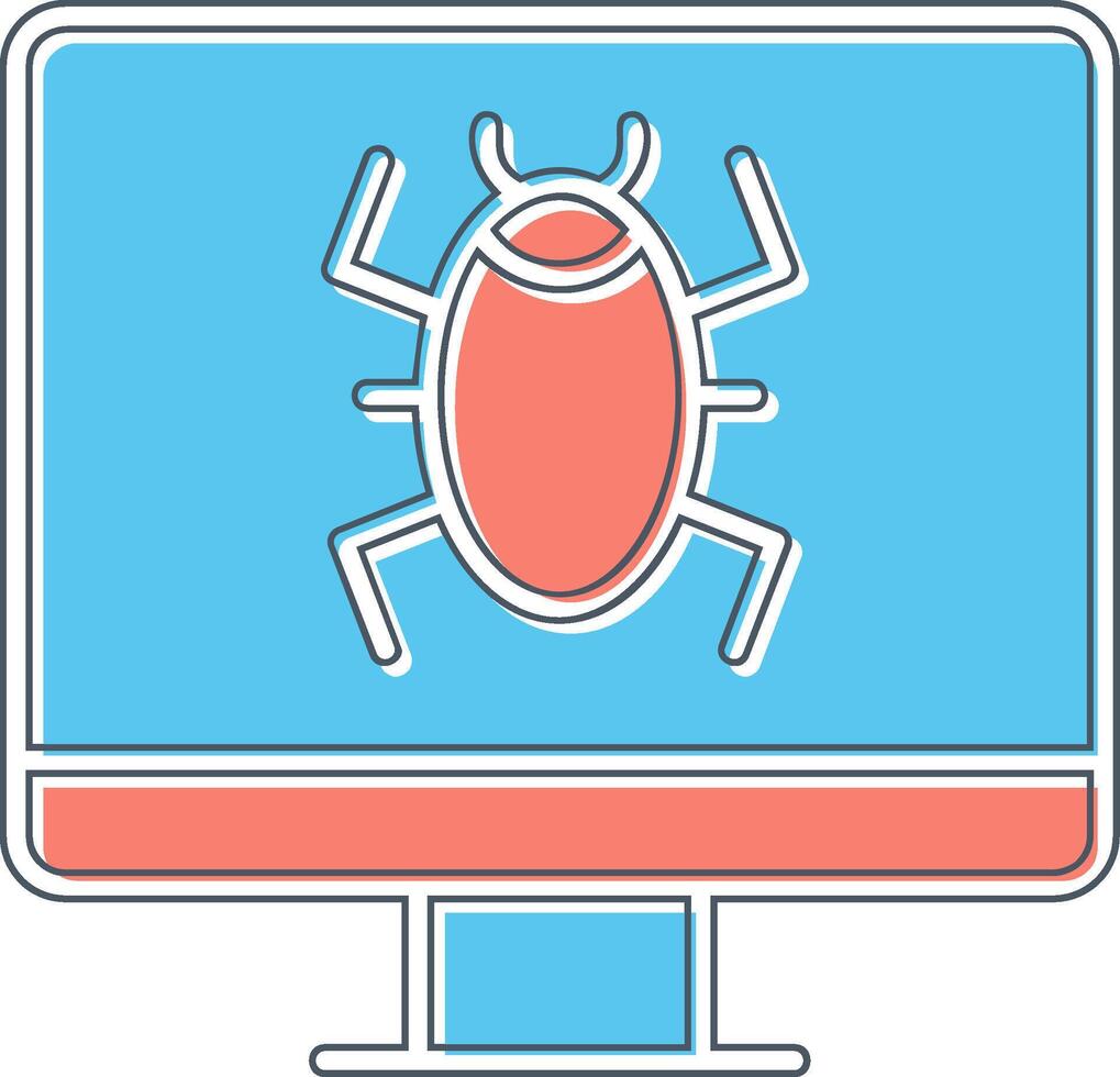 Computer Virus Vector Icon