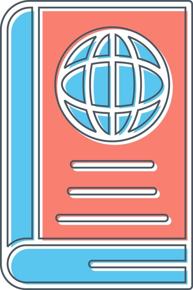 World Book Vector Icon