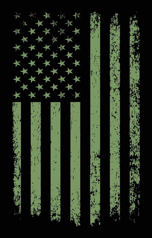 US Army Flag Design vector