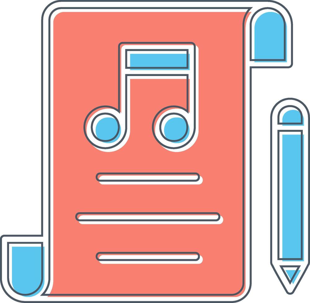 Music Composing Vector Icon