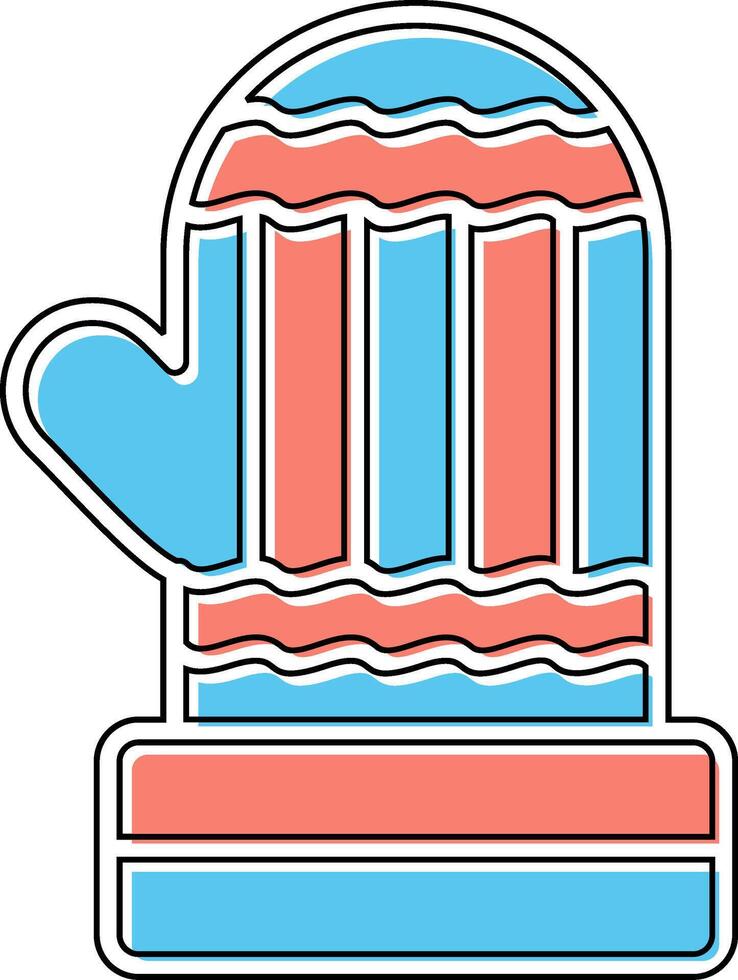 Mitten Vector Icon