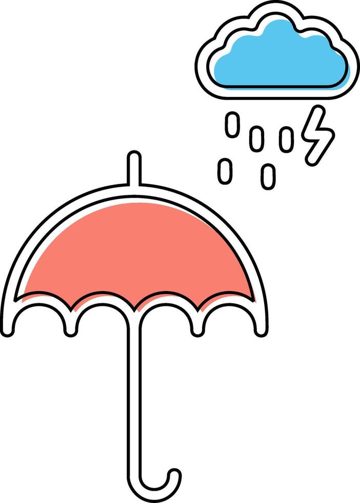 Umbrella Vector Icon