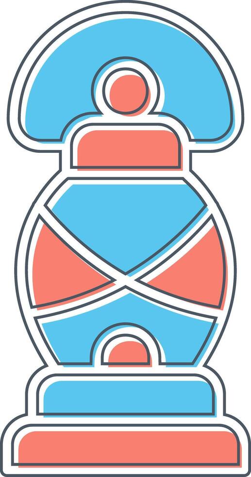 Hand Lantern Vector Icon