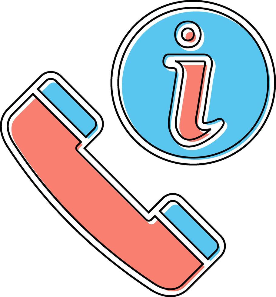 Call Information Vector Icon