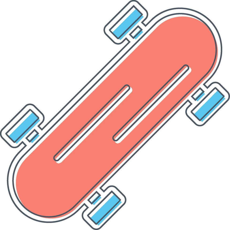 Skateboard Vector Icon