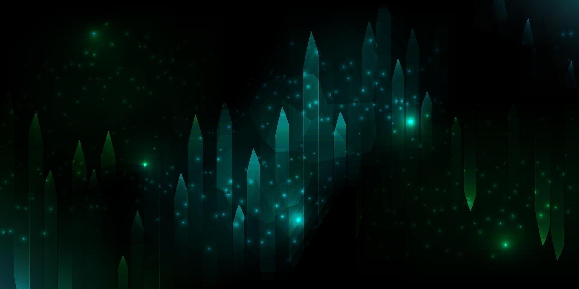 abstract green technology design background vector