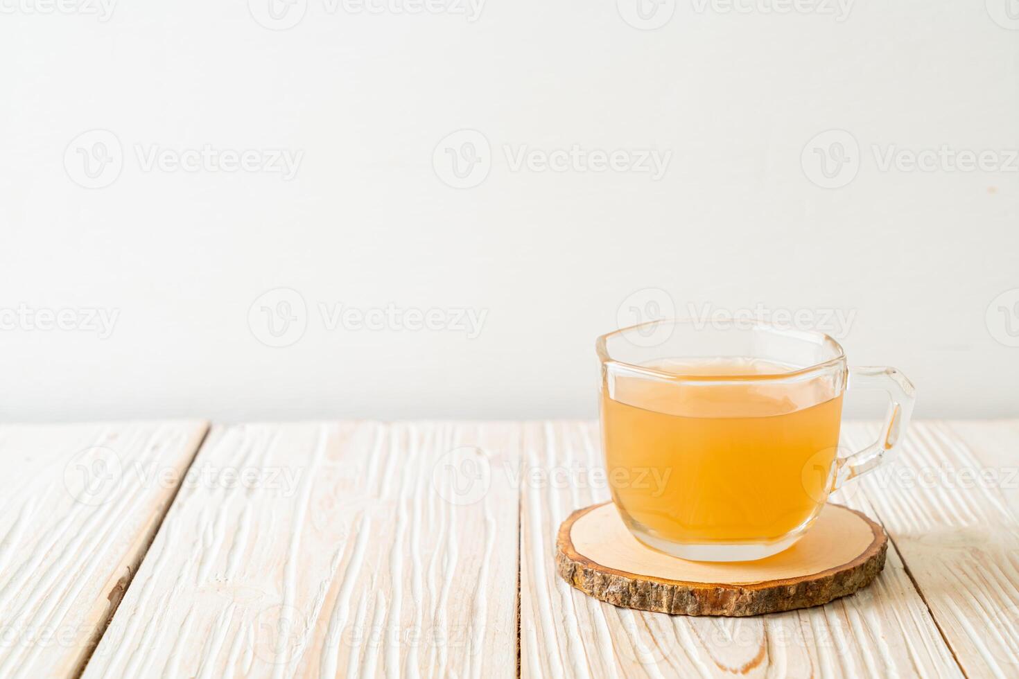 fresh and hot ginger juice glass photo