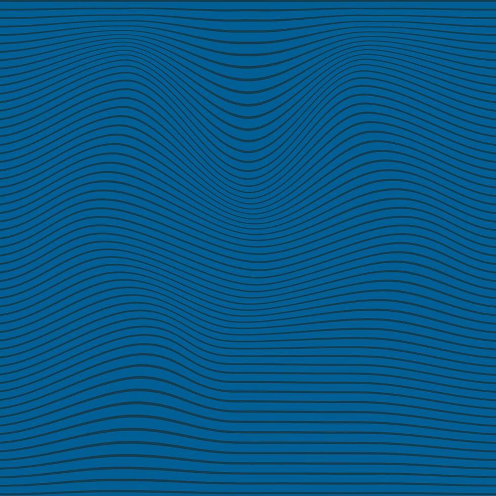 abstract steel color horizontal thin line wavy distort pattern on blueberry background vector