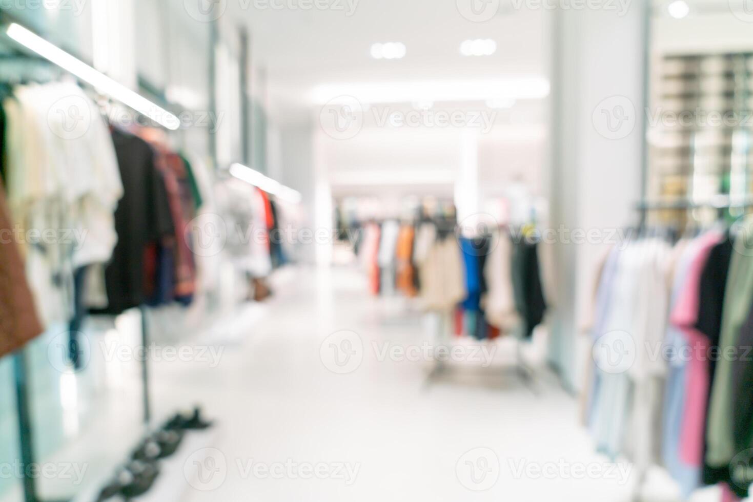 abstract blur and defocused luxury shopping mall and retail store for background photo