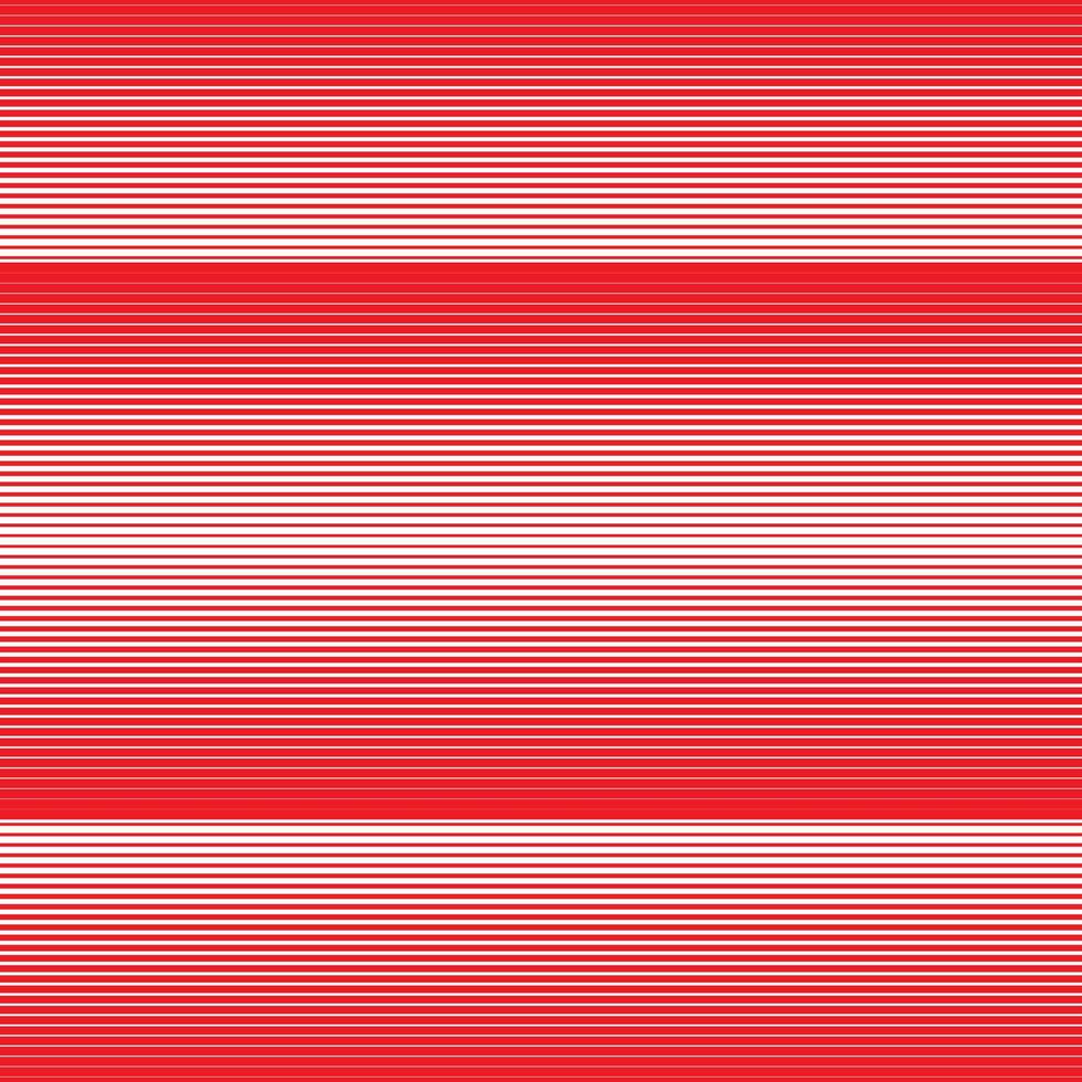 abstract red color horizontal blend halftone pattern on white background vector