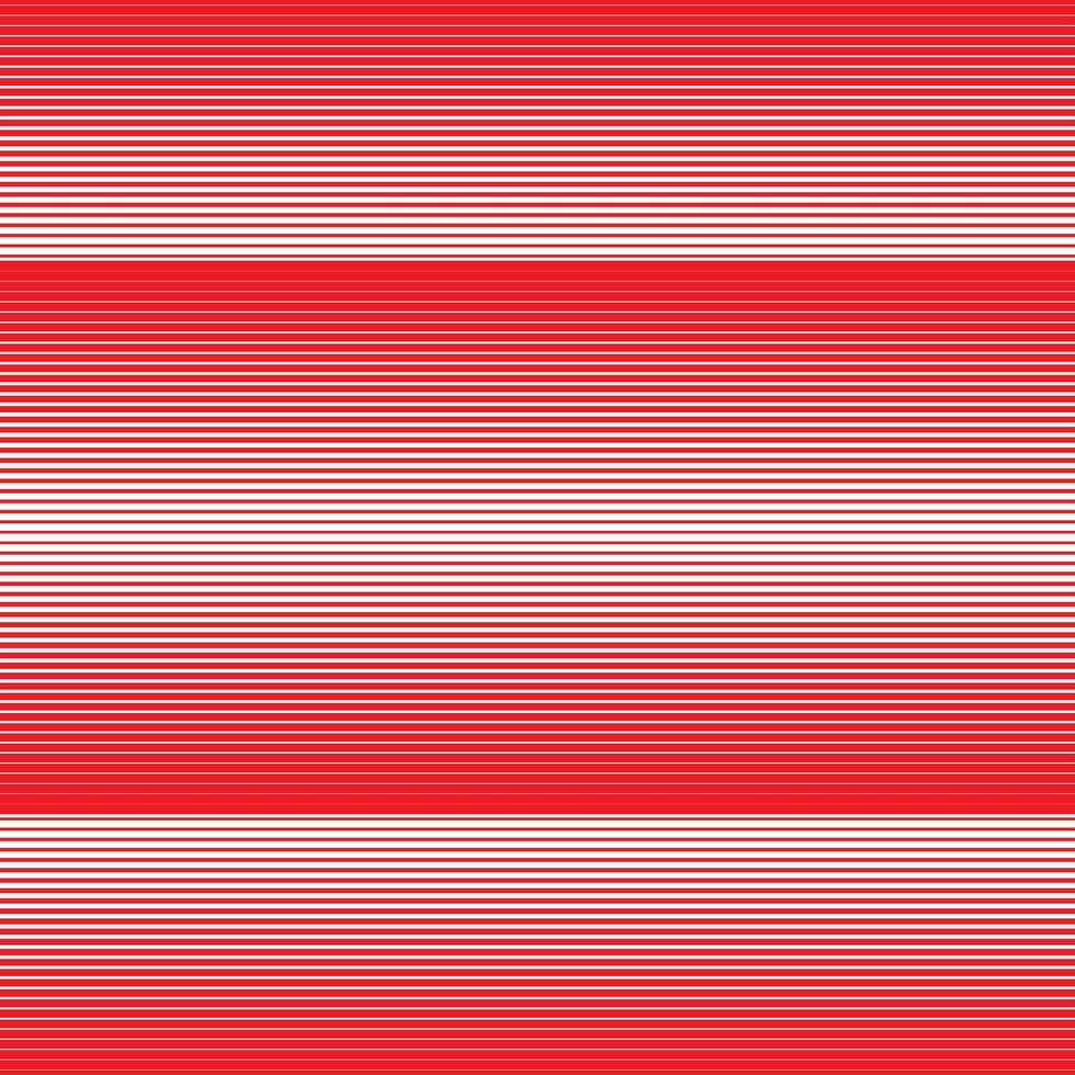 abstract red color horizontal blend halftone pattern on white background vector